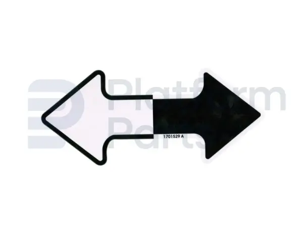 Decal, arrow