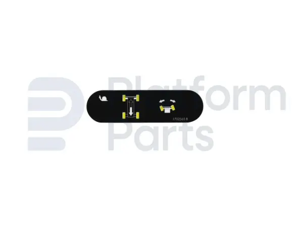 Decal, drive-steer, control box