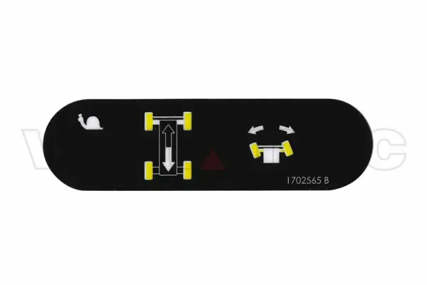 Decal, drive-steer, control box