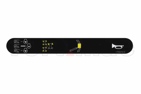 Decal, horn, control box