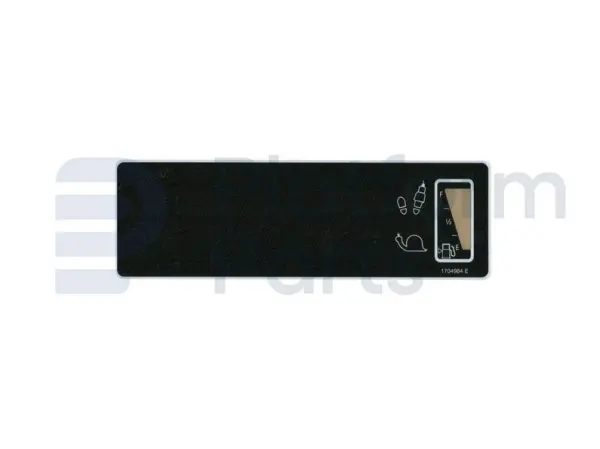 Pegatina, display, caja de control