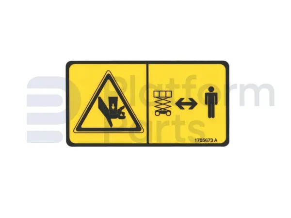 Decal, crushing hazard