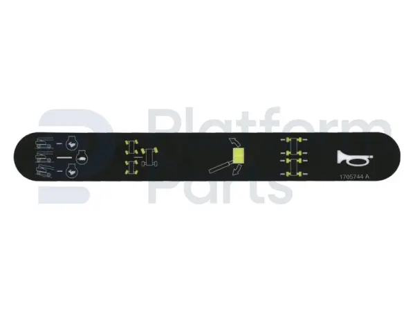 Decal, horn, control box