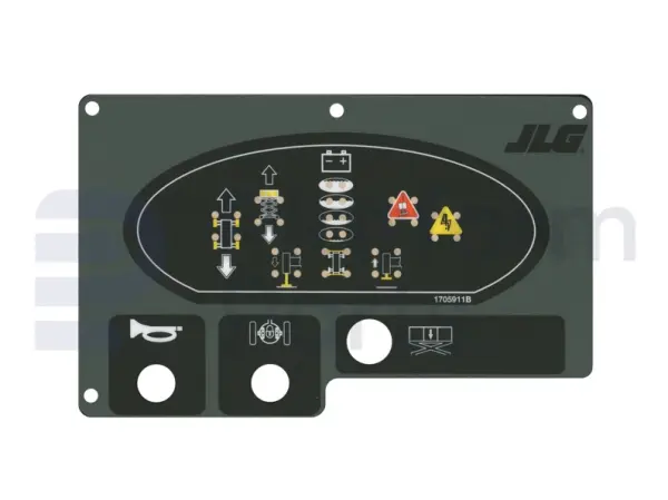 Decal, control, control box