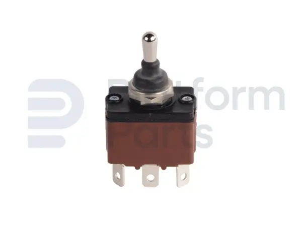 Toggle switch, (ON)-OFF-(ON)