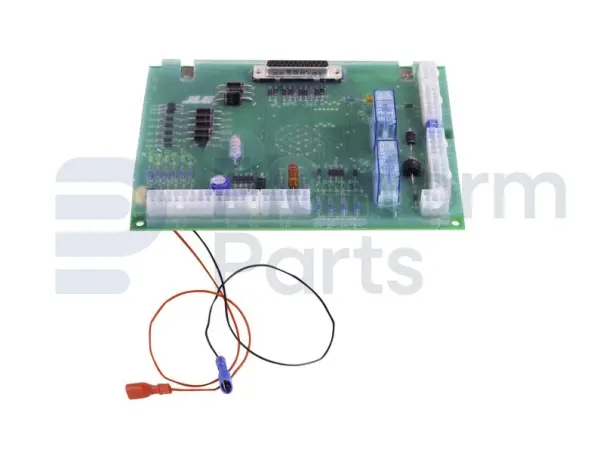 Electronic card, control box