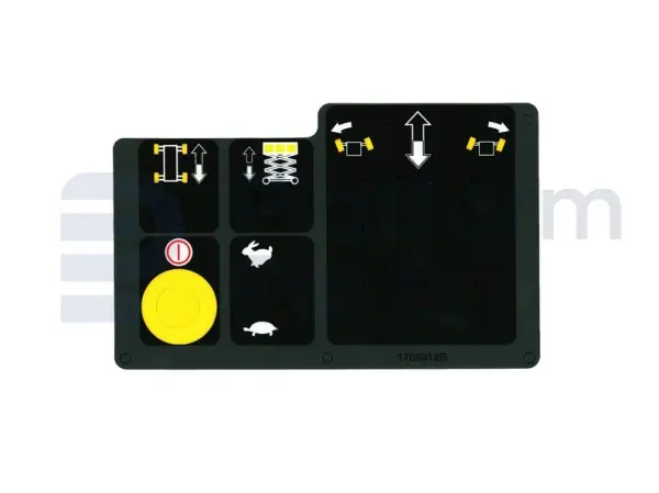 Decal, control, control box