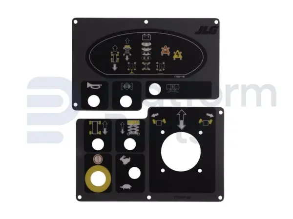 Decal, control, control box