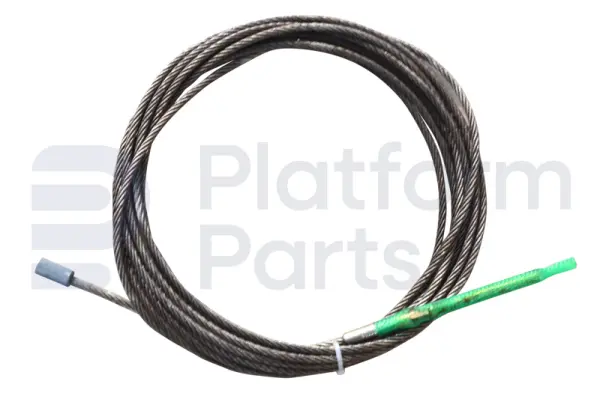 Steel cable, lifting arm