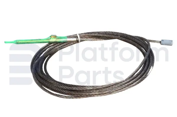 Steel cable, lifting arm