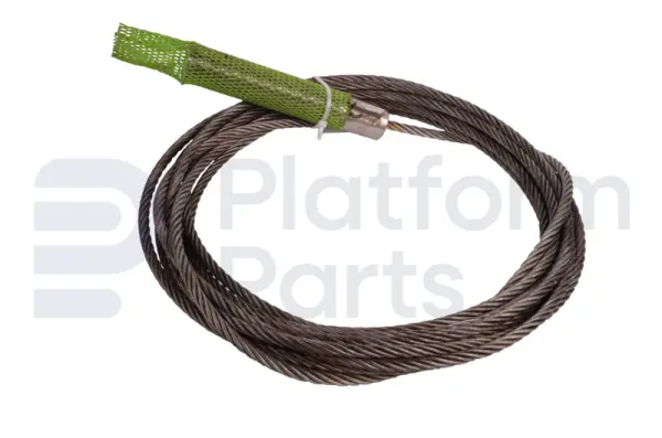 Cable de acero, brazo de elevación