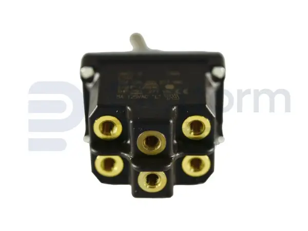 Toggle switch, ON-ON, DPDT