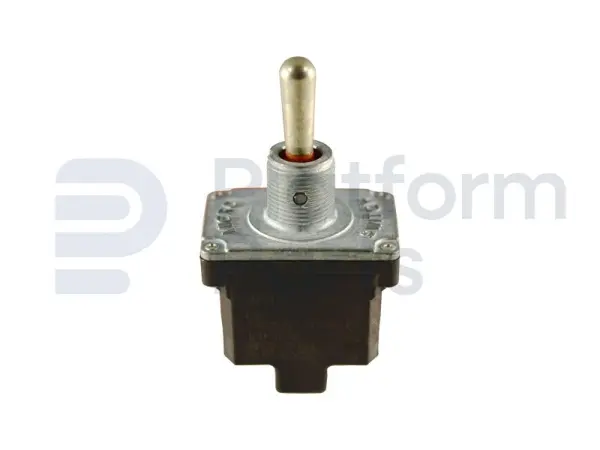 Toggle switch, ON-OFF-ON, DPDT