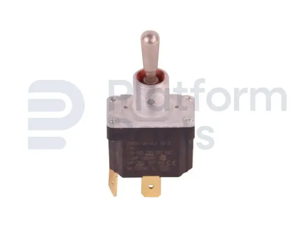 Toggle switch, ON-OFF-NONE, SPST