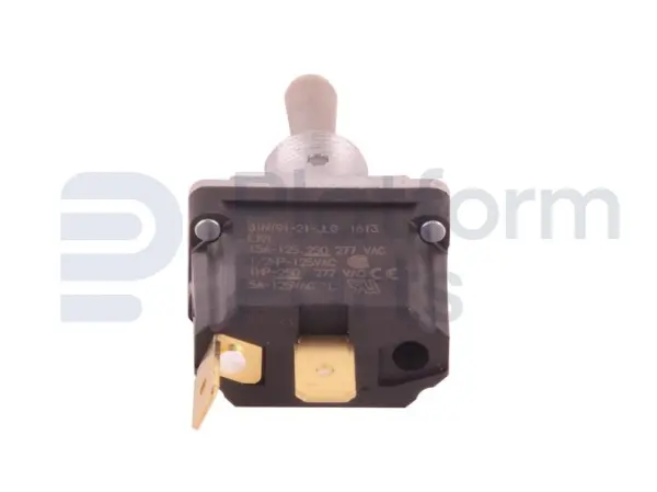 Toggle switch, ON-OFF-NONE, SPST
