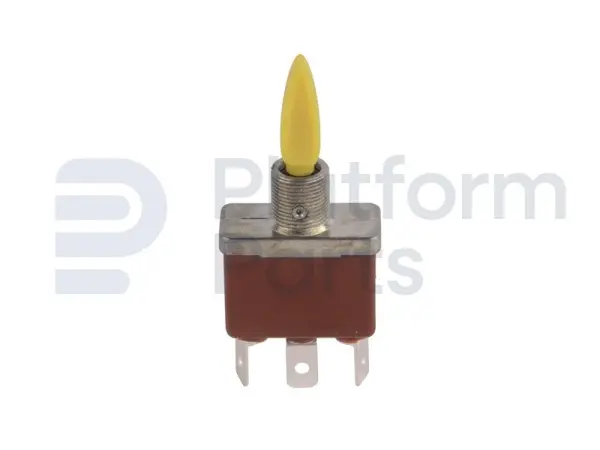 Toggle switch, (ON)-OFF-(ON), SPDT, OEM