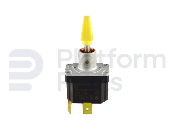 Toggle switch, NONE-OFF-ON, SPST
