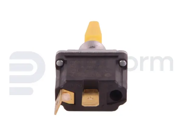 Toggle switch, NONE-OFF-ON, SPST