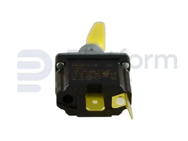 Toggle switch, (ON)-OFF, SPST