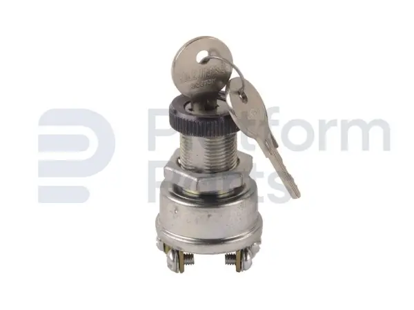 Switch, key, 3P maintained, key removal from 3 positions