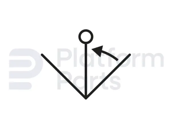 Switch, key, 3P spring return right to center, key removal from center