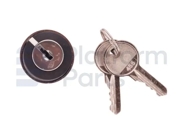Switch, key, 2P maintained, key removal left