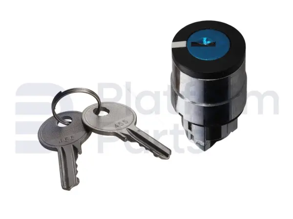 Switch, key, 3P spring return right to center, key removal left