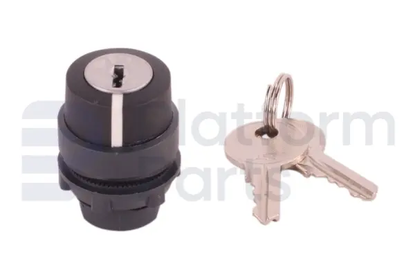 Switch, key, 3P maintained, key removal from 3 positions