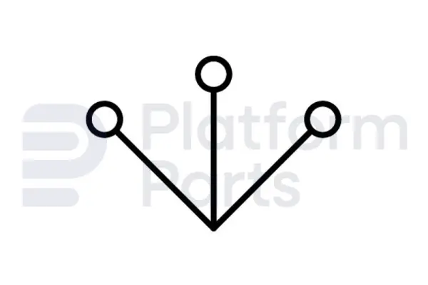 Switch, key, 3P maintained, key removal from 3 positions