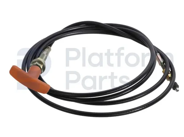 Emergency lowering cable