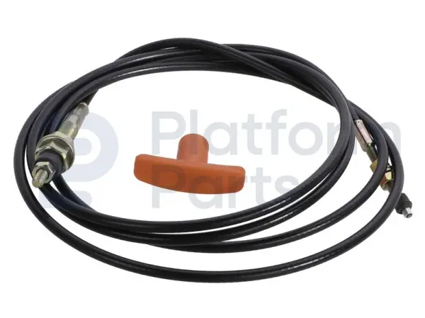 Emergency lowering cable