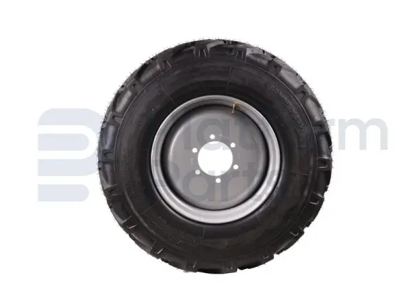 All terrain tire + rim, foamed, LH