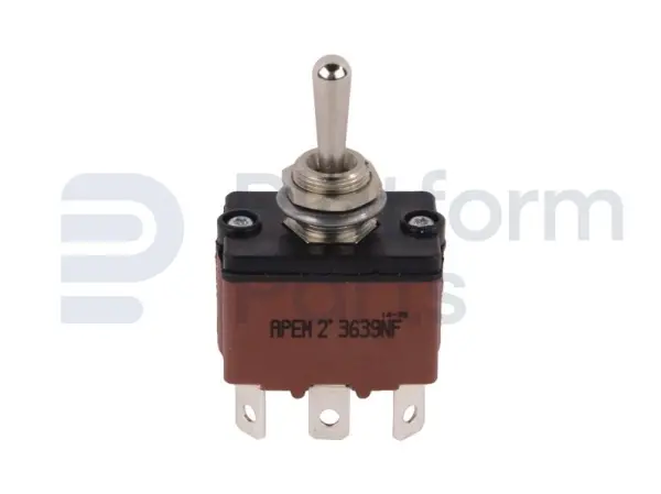 Toggle switch, ON-OFF-ON