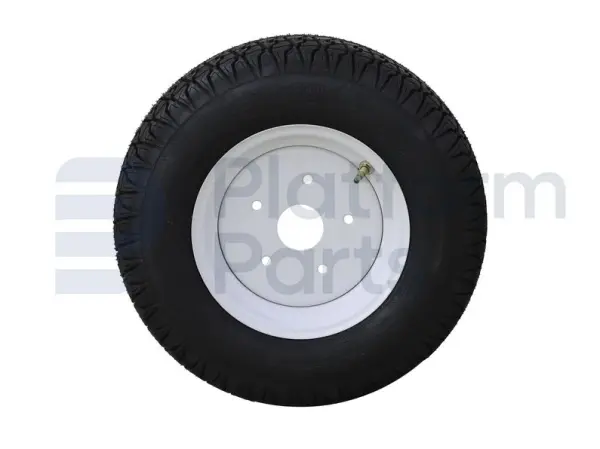 Non-marking tire + rim, foamed