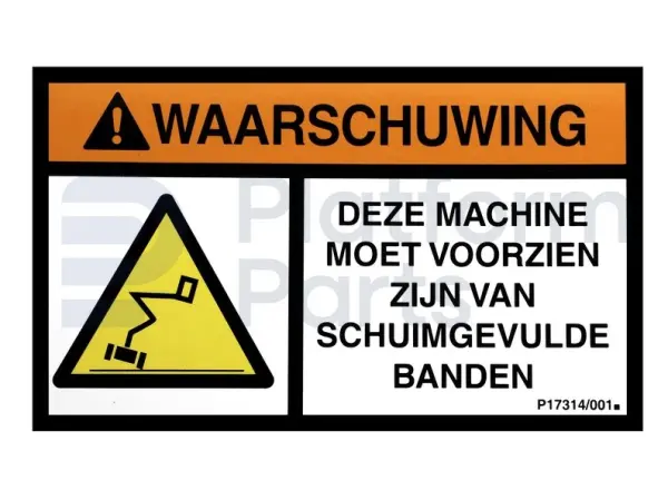 Decal warning
