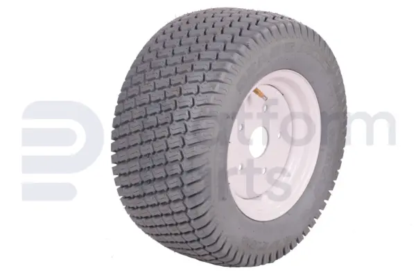 Non-marking tire + rim, foamed