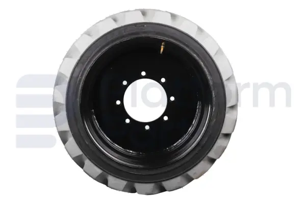 Non-marking tire + rim, foamed, LH