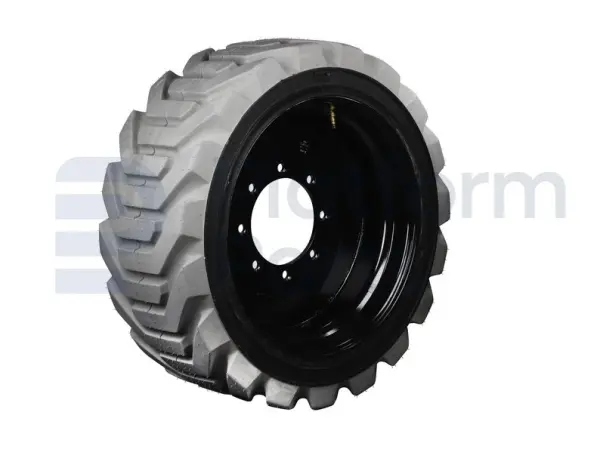 Non-marking tire + rim, foamed, LH