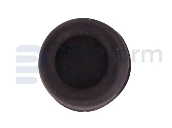 Switch, push button, black (with cover)