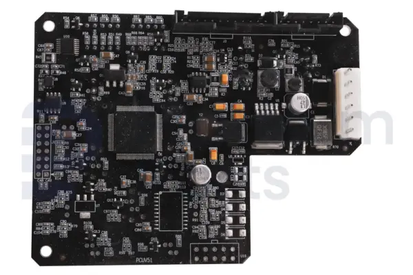 Electronic card, control box