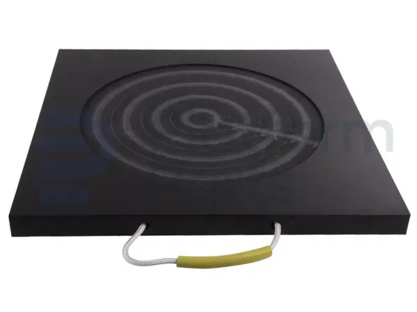 Outrigger pad, 60x60x4, 20T cap