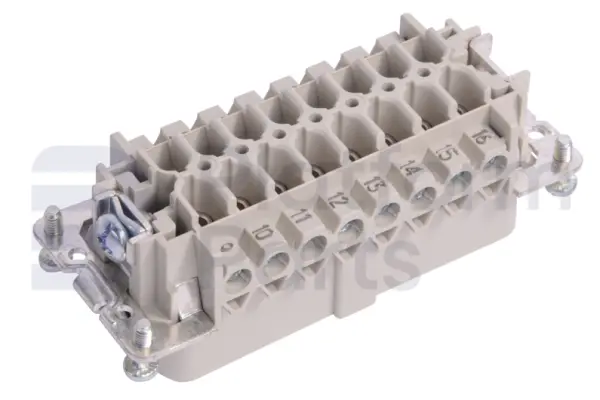 Connector plug, 'male insert, 16 pole'