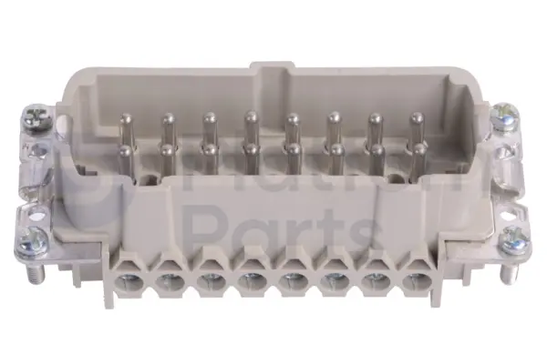 Connector plug, 'male insert, 16 pole'