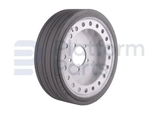 Non-marking wheel ('rear'