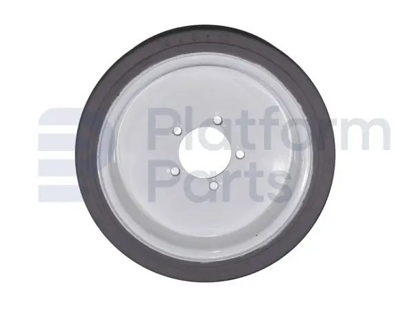 Non-marking wheel ('rear'