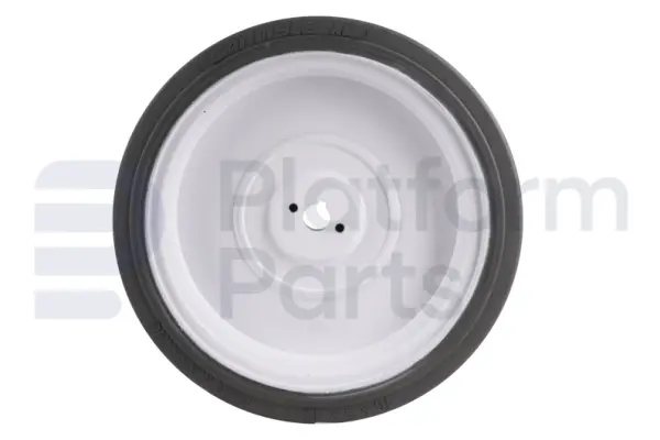 Non-marking wheel ('rear'