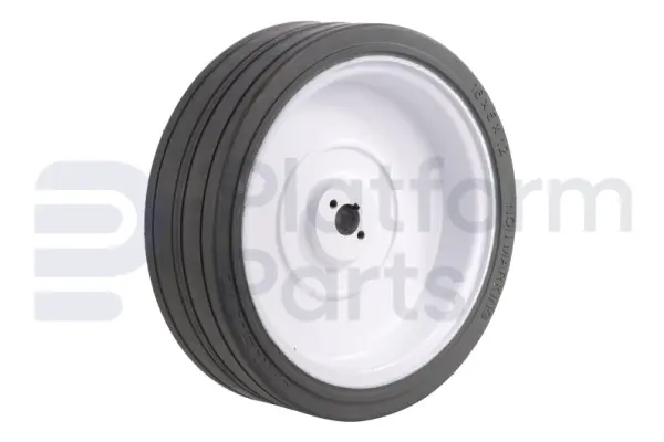 Non-marking wheel (integrated hub)