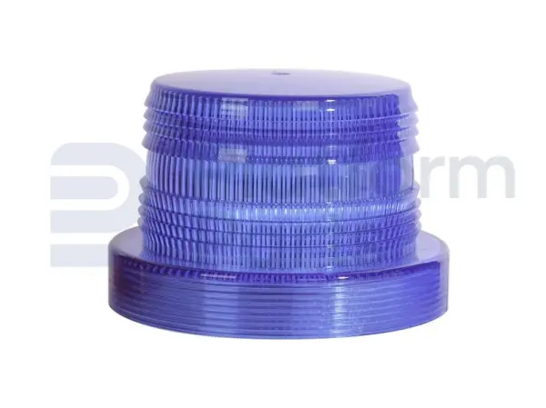 Lens, strobe light 12-110VDC (blue)