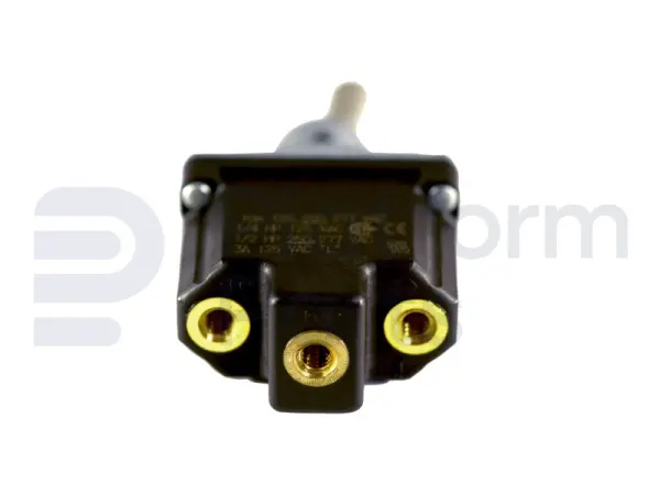Toggle switch, (ON)-ON, SPDT