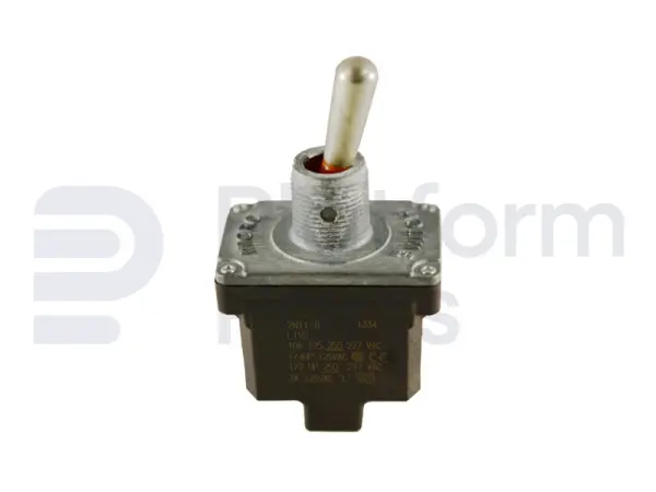 Toggle switch, (ON)-ON, DPDT